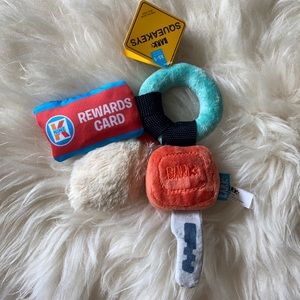 Bark Box XS-Small Dog Toy SqueaKeys NWT